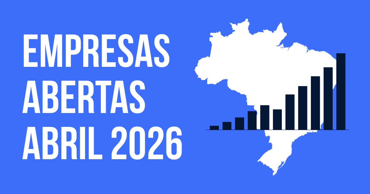 Imagem do Post: Empresas Abertas no Brasil em Abril de 2026: Análise Completa por Estado, Setor e Cidade