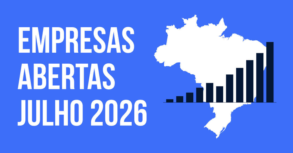 Empresas Abertas no Brasil em Julho de 2026: Análise Completa por Estado, Setor e Cidade